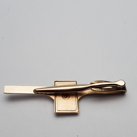 Vintage Hickok USA Tie Clip Initial M - Picture 2 of 7
